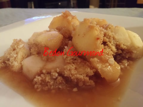 Croustades aux Pommes et à L'érable