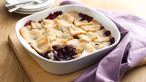 Croustillant aux Bleuets sans Gluten