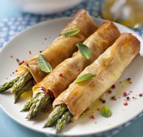 Croustillants aux Asperges