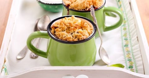 Crumble à la Rhubarbe