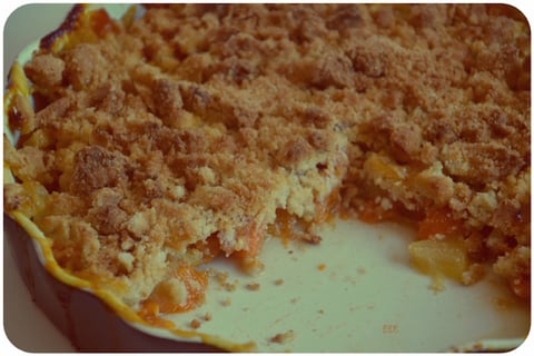 Crumble Rustique aux Abricots Sans Gluten