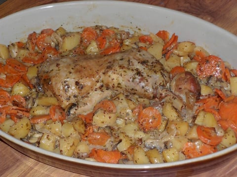Cuisse de Dinde à la Moutarde à L'ancienne