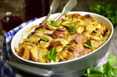 Cuisses de Dinde et Légumes Rôtis au Four