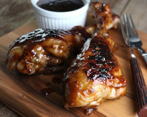 Cuisses de Dindon Saumurées à L'ail et au Miel