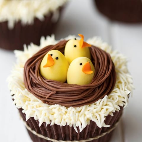 Cupcakes au Chocolat de Pâques