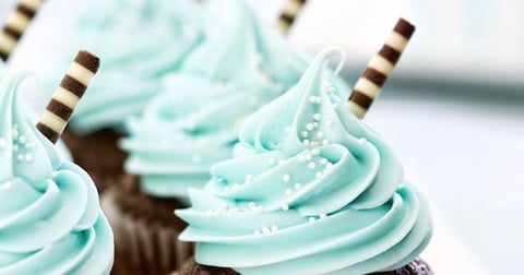 Cupcakes au Chocolat et à la Menthe