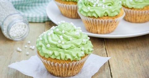 Cupcakes au Thé Matcha et au Miel