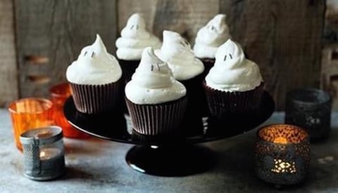 CUPCAKES FANTÔME D'HALLOWEEN