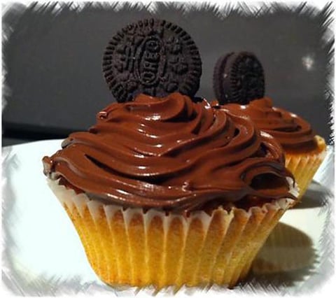 Cupcakes Oreo Nutella