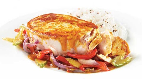 Darnes de Marlin Bleu à la Thaïlandaise