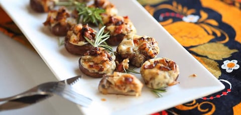Délicieux Champignons Farcis