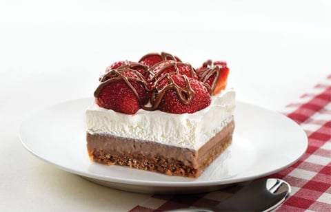 Dessert Estival Au Chocolat Et Aux Fraises