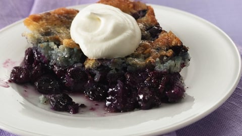 Dessert Rustique aux Bleuets