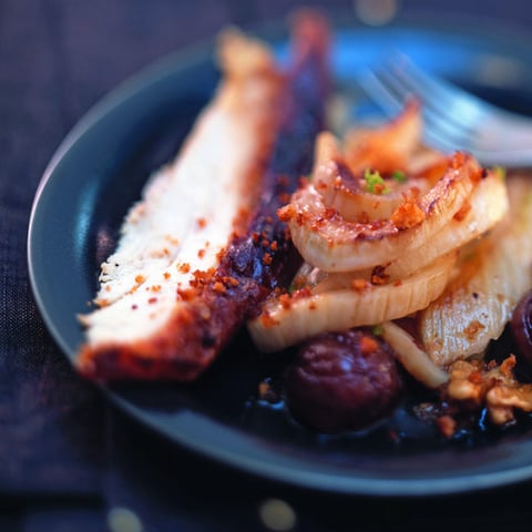 Dinde au Fenouil et aux Marrons