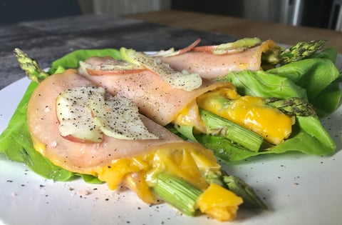 Dinde Roulée Farcie D'asperge et Fromage