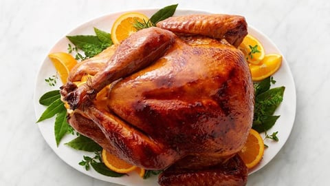 Dinde Saumurée au Bourbon et Sirop D’érable