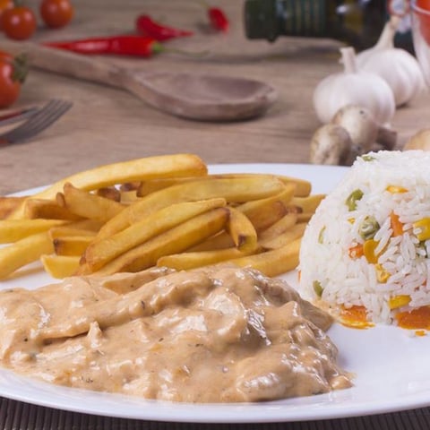 Emincé de Dinde à la Crème Fraîche