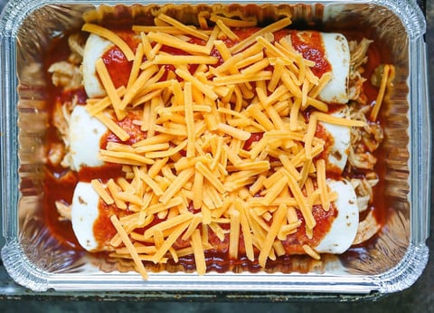 ENCHILADAS AU POULET
