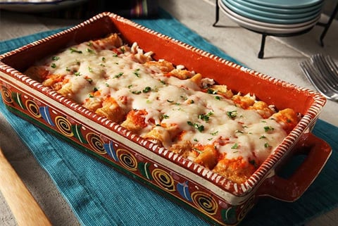 Entomatadas au Poulet et au Fromage