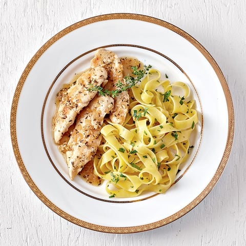 Escalopes de Poulet aux Échalotes et au Cidre de Glace