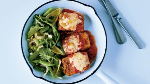 Escalopes de Tofu Parmigiana