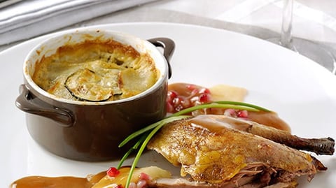 FAISAN RÔTI AU JUS DE CANNELLE