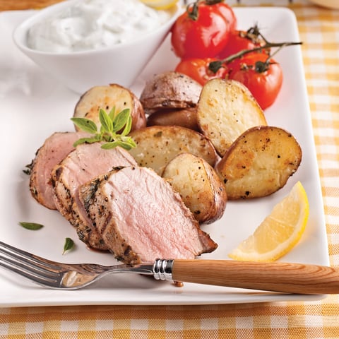 Filet de Porc à la Grecque