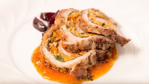 FILET DE PORC À L’ALLÉGRO BLANC