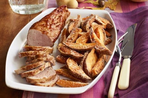 Filet de Porc Barbecue et Frites de Patates Douces
