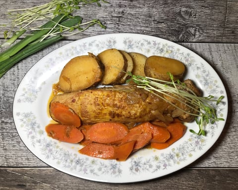 Filet de Porc Cuit dans la Sauce Diana
