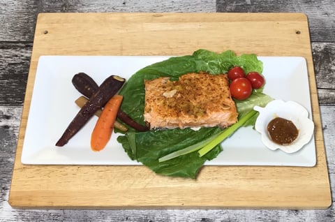 Filet de Saumon avec Sauce Sriracha
