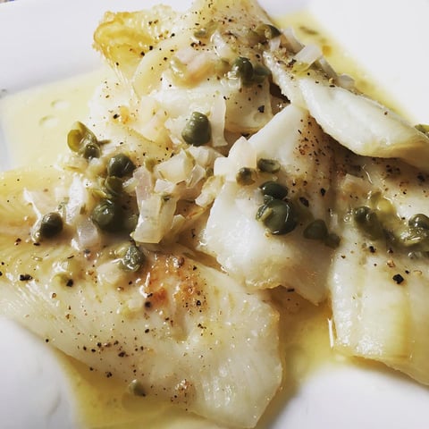 Filet de Sole et Sauce Beurre et Câpres