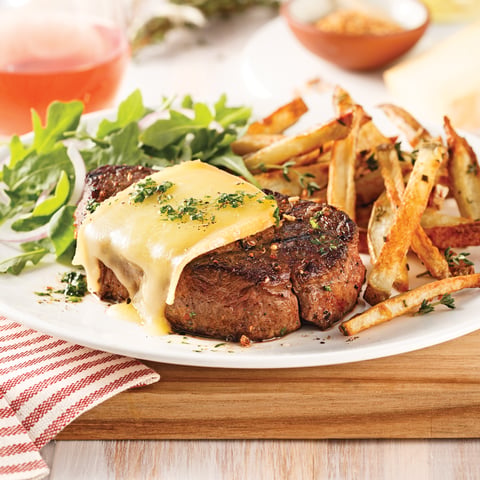 Filet Mignon au Fromage et Épices à Steak
