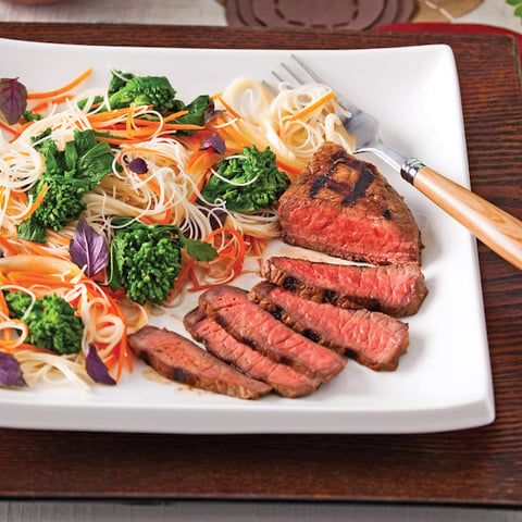 Filets de Bœuf Marinés à la Thaï