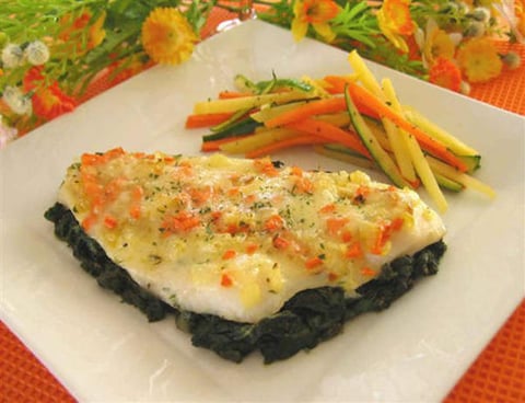 Filets de Poisson à la Florentine