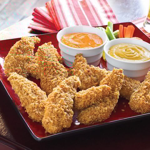 Filets de Poulet Croustillants à L'oignon pour Réception