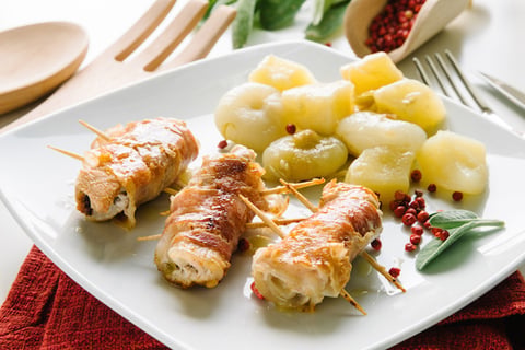 Filets de Poulet Roulés au Jambon et au Fromage