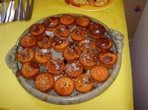 Financiers au Nutella