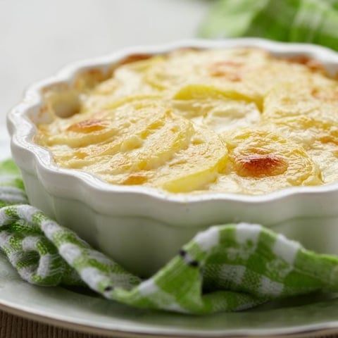 Flan de Pomme de Terre à la Crème