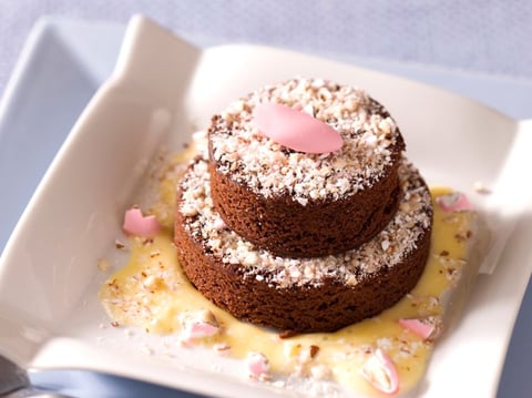 Fondant au Chocolat aux Dragées
