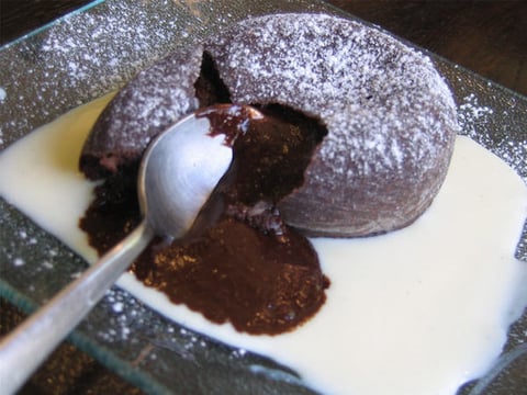 Fondant au Chocolat Sans Gluten