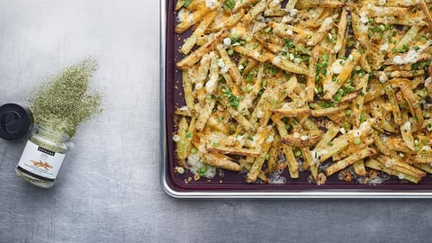 Frites au Four Garnies