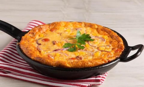 Frittata au Chorizo Épicé et Tomates avec Fromage Pepper Jack