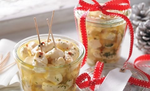 FROMAGE MARINÉ À L’ÉRABLE