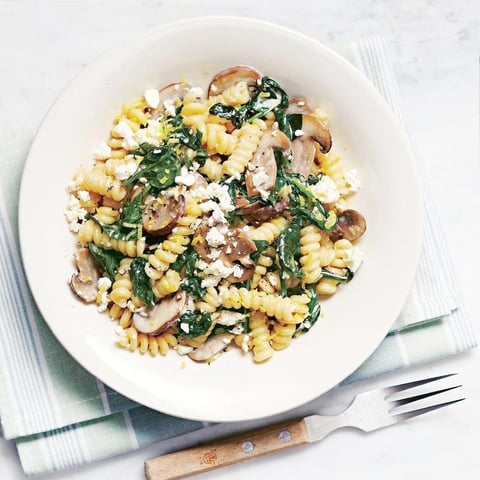 Fusillis aux Champignons et Féta