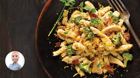 Fusillis Crémeux avec Poulet et Brocoli de Stefano Faita