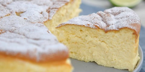 Gâteau à la Ricotta au Chocolat Blanc et Citron Vert