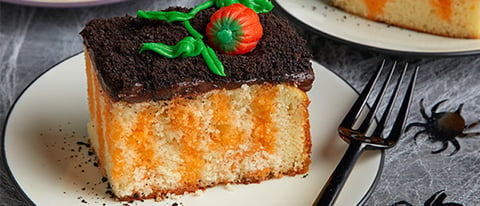 Gâteau à Trous « Citrouille »