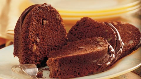 Gâteau au Chocolat aux Pacanes et au Bourbon
