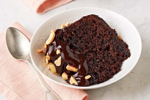 Gâteau au Chocolat et au Beurre D'arachide, Cuit à la Mijoteuse